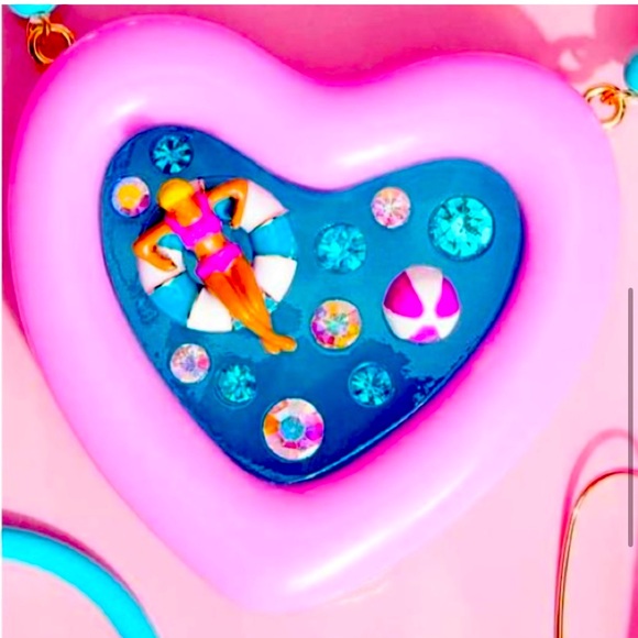 Betsey Johnson Pool Party Necklace NWT - Picture 2 of 5